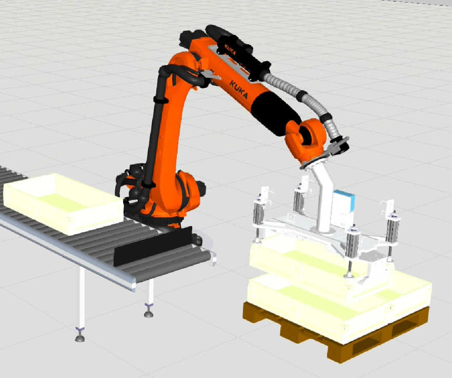 Assembly with vision system